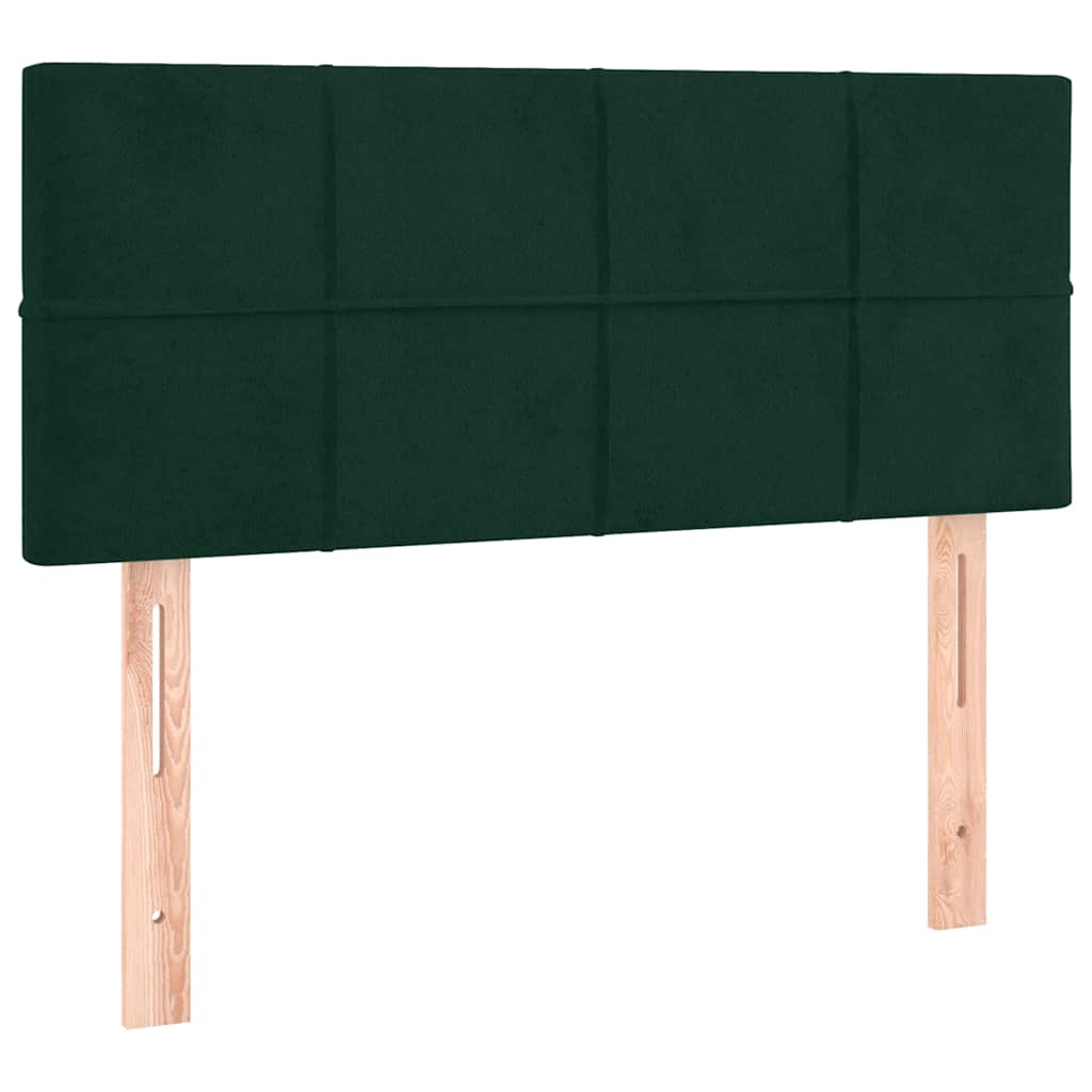 Sommier à lattes de lit avec matelas Vert foncé 90x200 cm - XIOS
