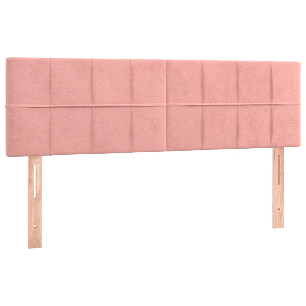 Sommier à lattes de lit avec matelas Rose 140x190 cm Velours - XIOS