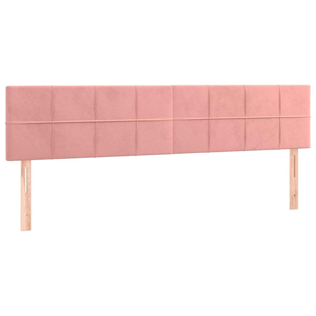 Sommier à lattes de lit avec matelas Rose 180x200 cm Velours