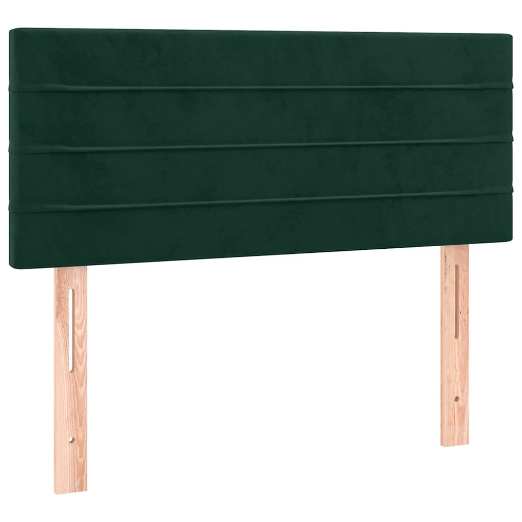 Sommier à lattes de lit avec matelas Vert foncé 90x190 cm - XIOS