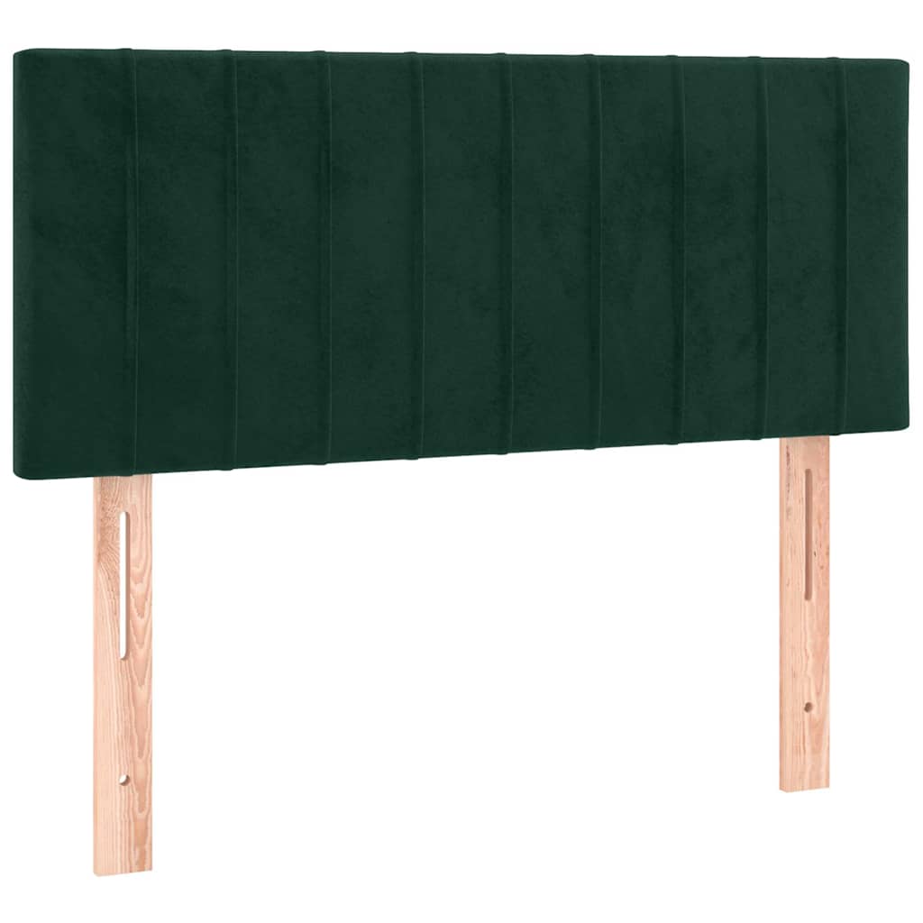 Sommier à lattes de lit avec matelas Vert foncé 90x190 cm - XIOS