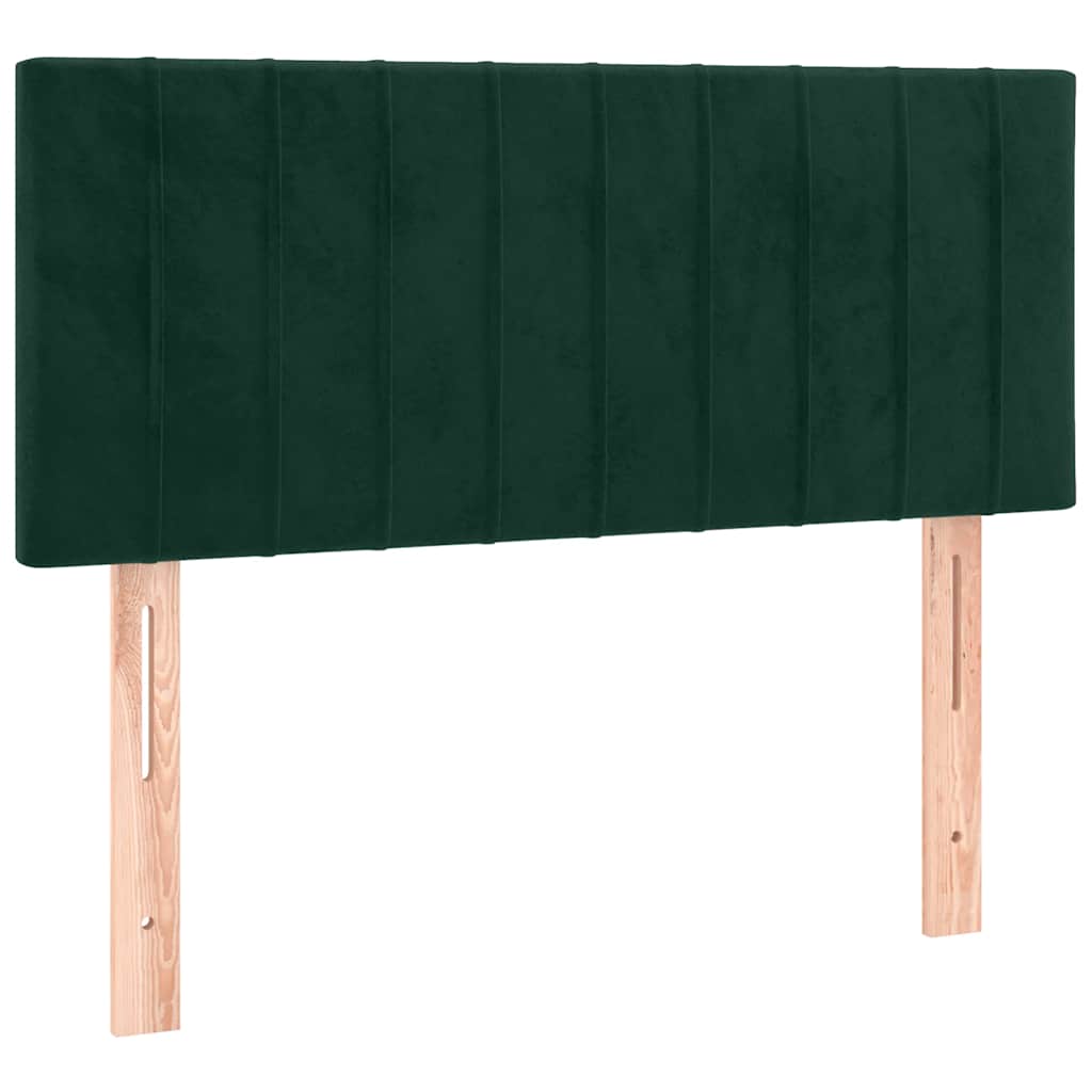 Sommier à lattes de lit avec matelas Vert foncé 90x200 cm - XIOS