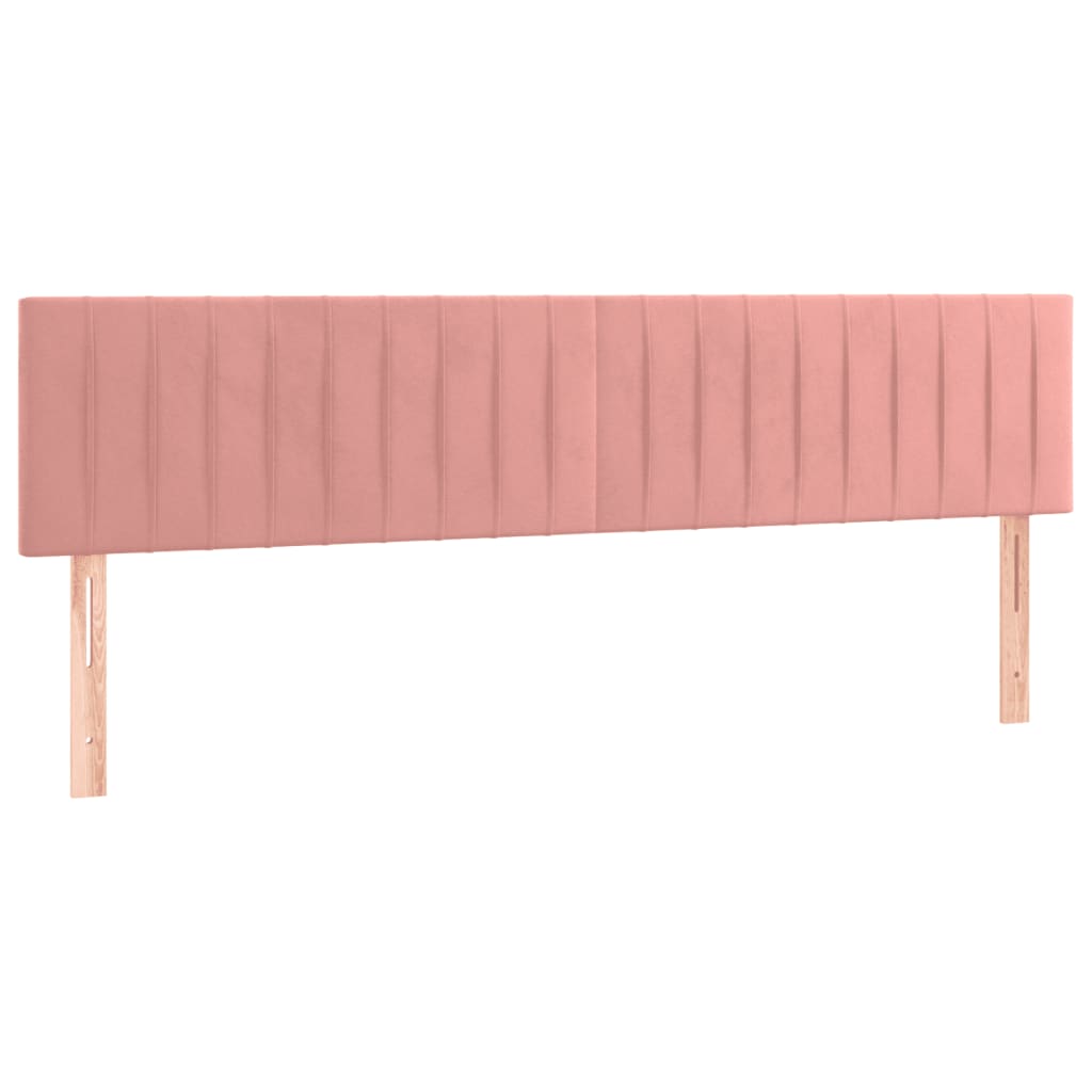 Sommier à lattes de lit avec matelas Rose 160x200 cm Velours - XIOS
