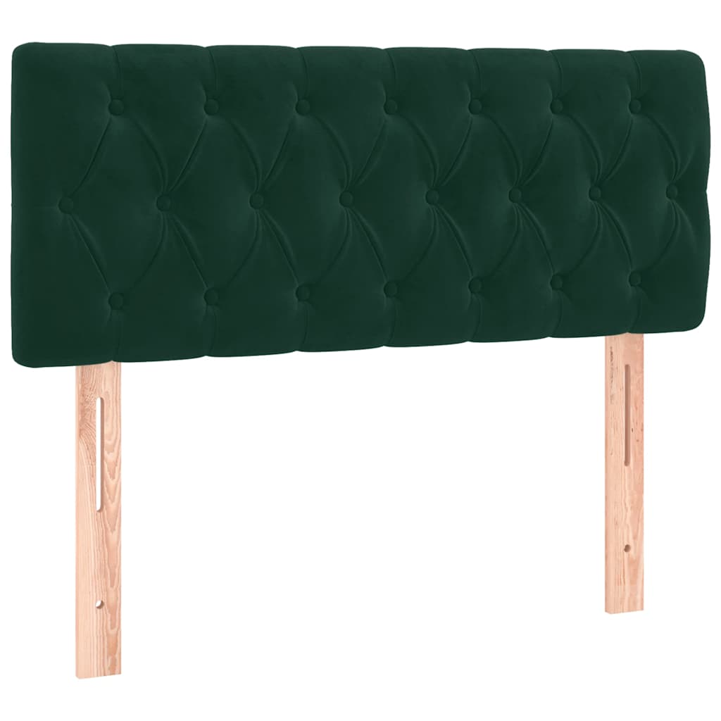 Sommier à lattes de lit avec matelas Vert foncé 90x200 cm - XIOS