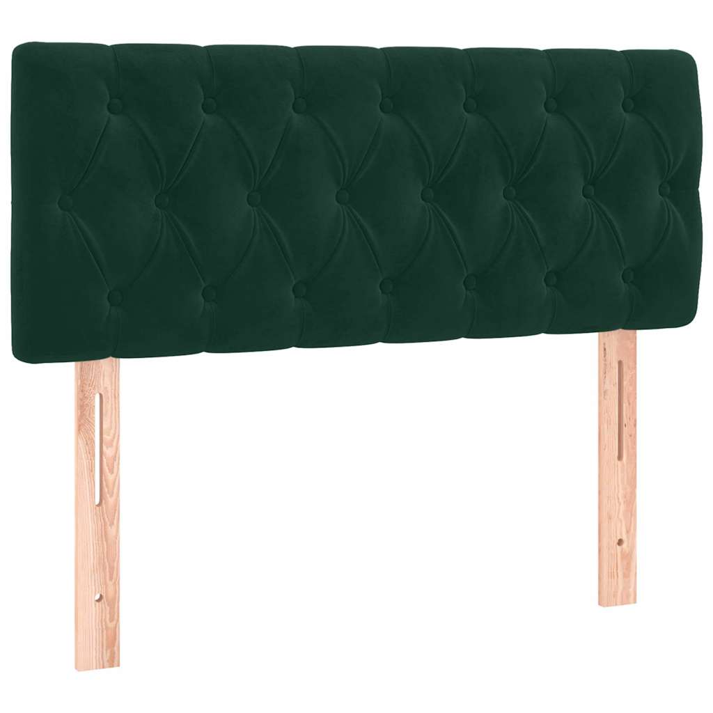 Sommier à lattes de lit avec matelas Vert foncé 100x200 cm - XIOS