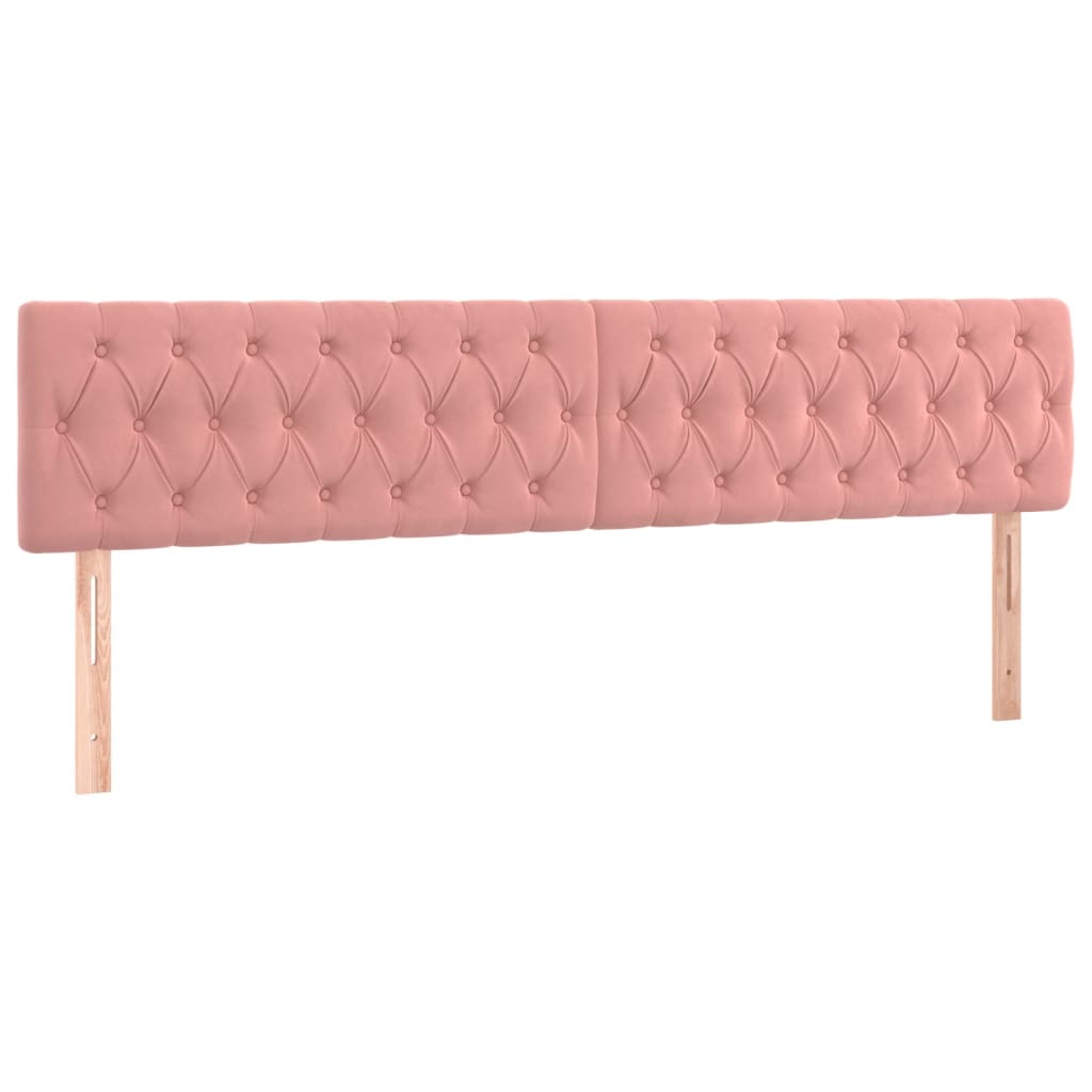 Sommier à lattes de lit avec matelas Rose 180x200 cm Velours