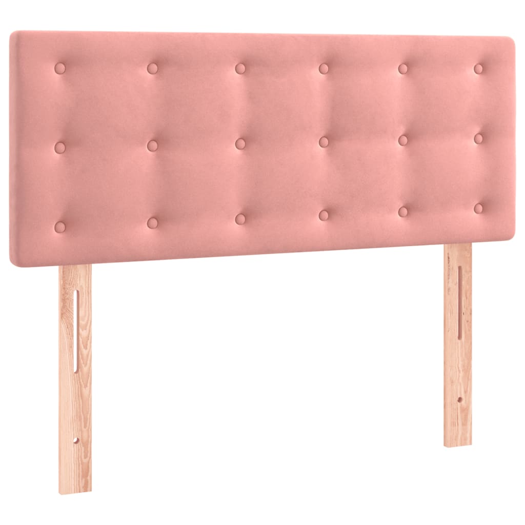 Sommier à lattes de lit et matelas Rose 80x200 cm Velours - XIOS