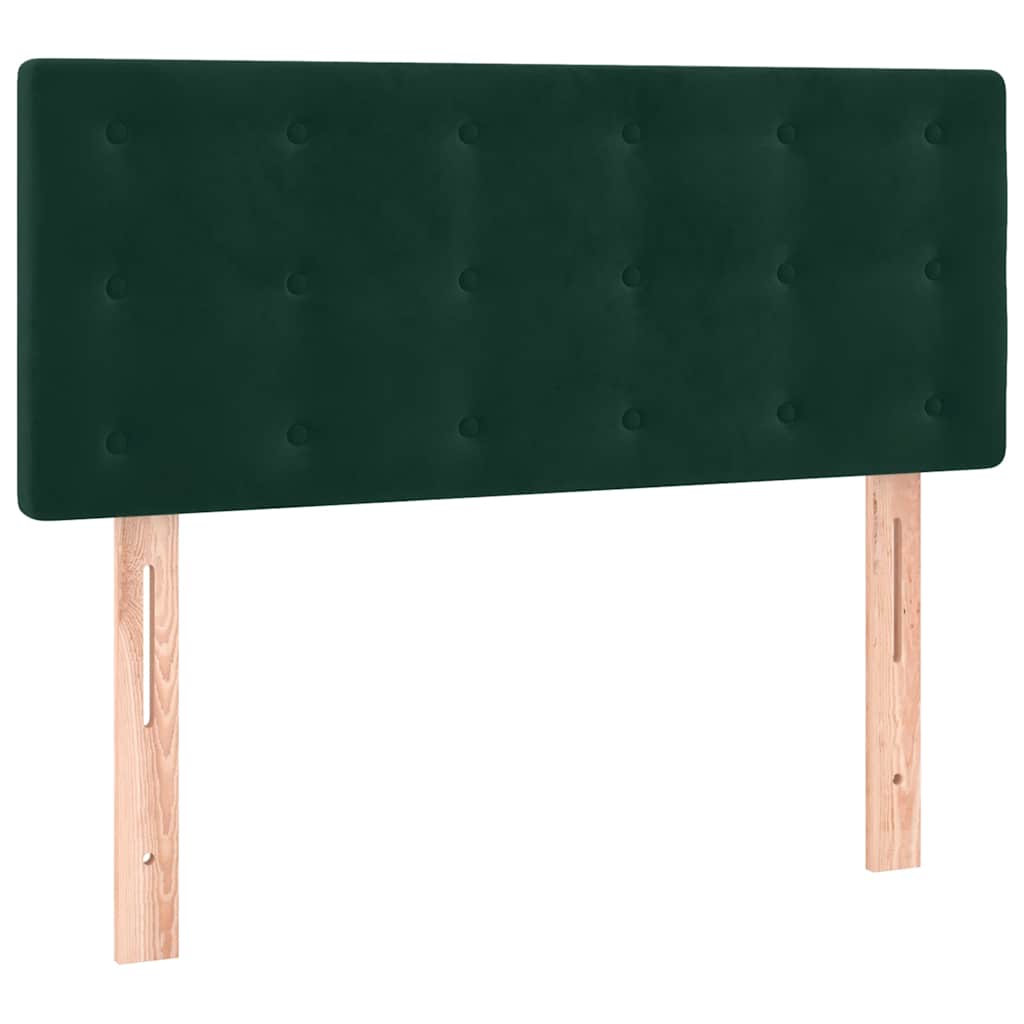 Sommier à lattes de lit avec matelas Vert foncé 90x190 cm - XIOS