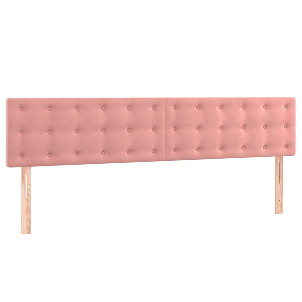Sommier à lattes de lit avec matelas Rose 160x200 cm Velours - XIOS