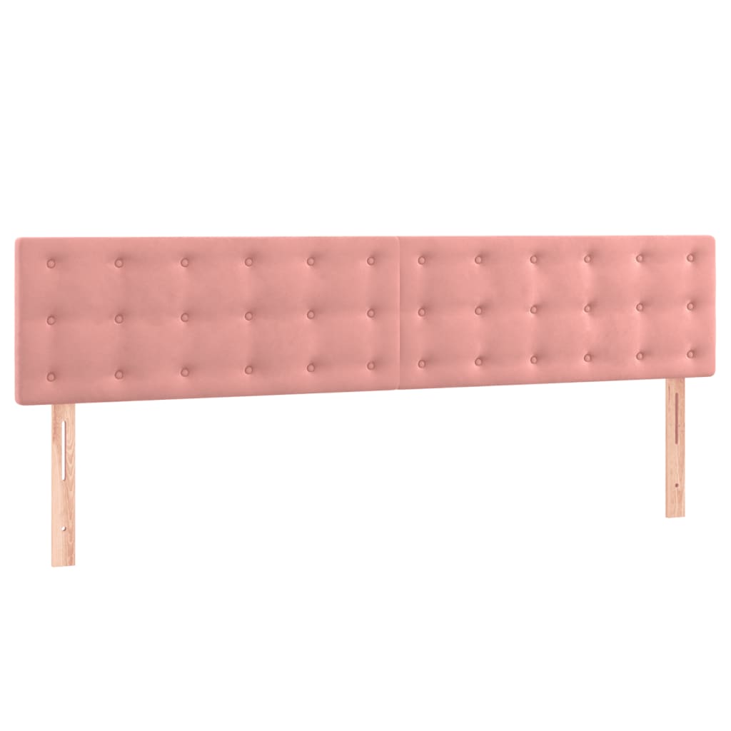 Sommier à lattes de lit avec matelas Rose 180x200 cm Velours - XIOS