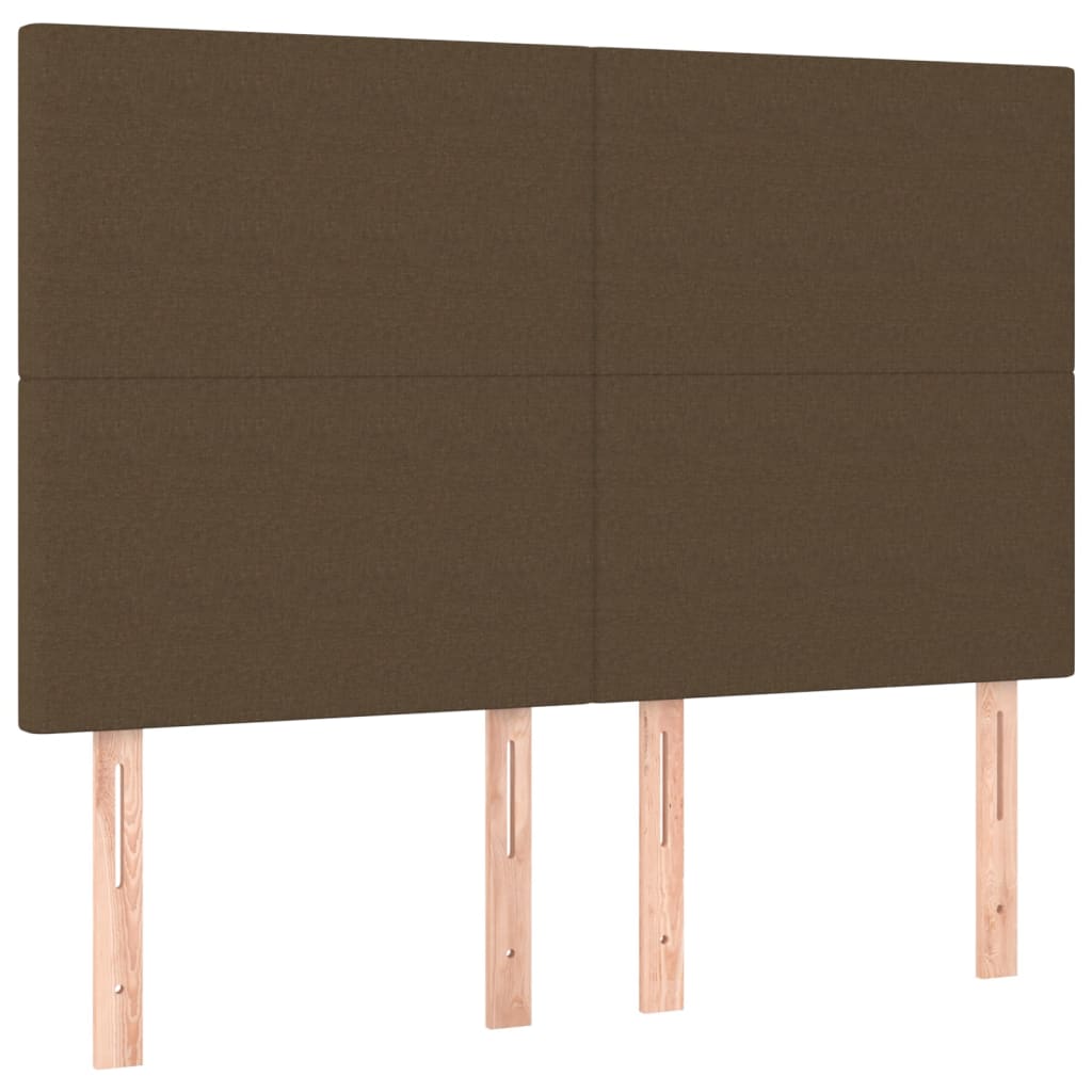 Sommier à lattes de lit avec matelas Marron foncé 140x190 cm - XIOS