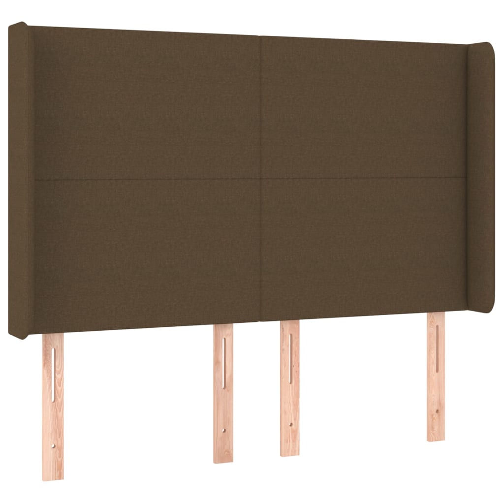 Sommier à lattes de lit avec matelas Marron foncé 140x200 cm - XIOS