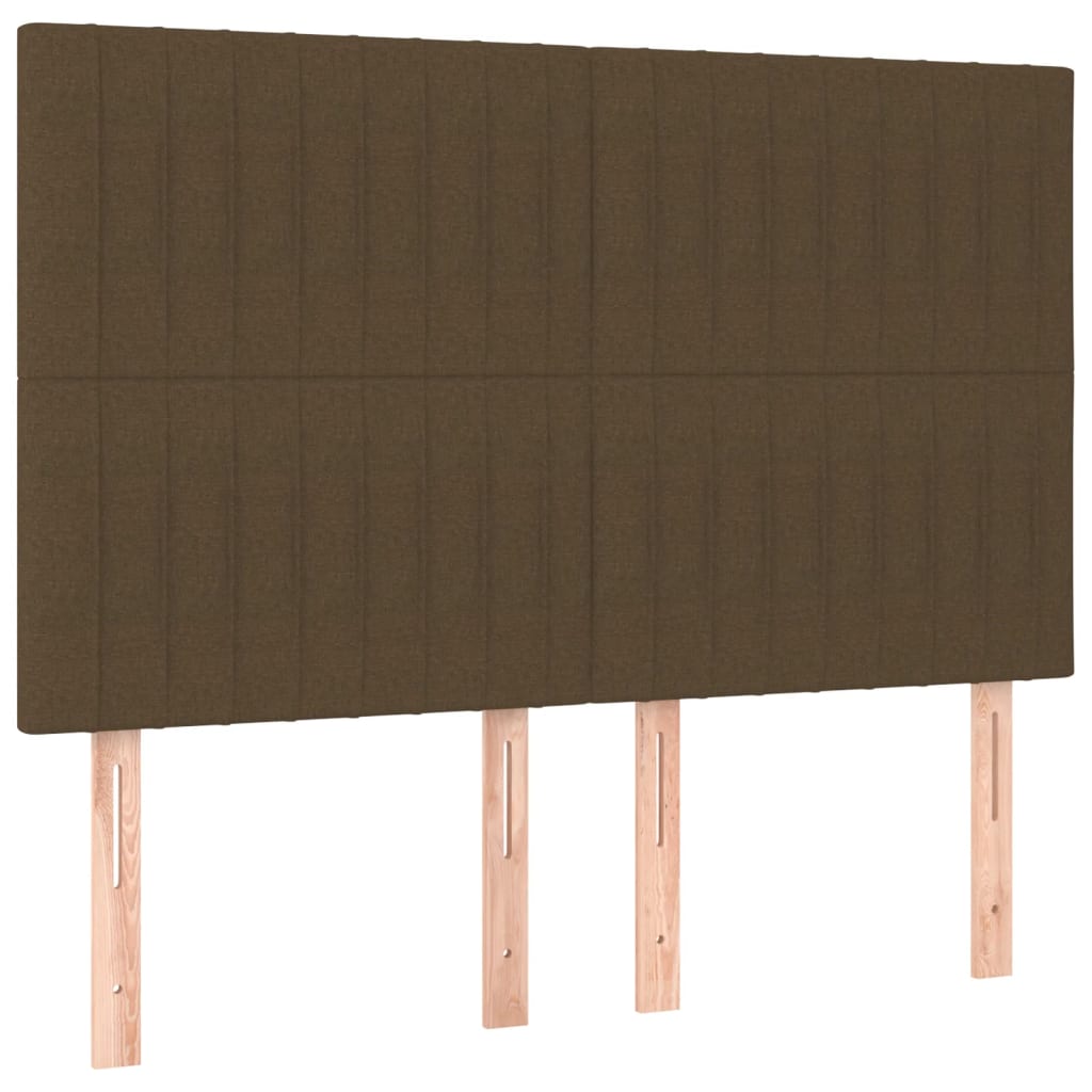 Sommier à lattes de lit avec matelas Marron foncé 140x200 cm - XIOS