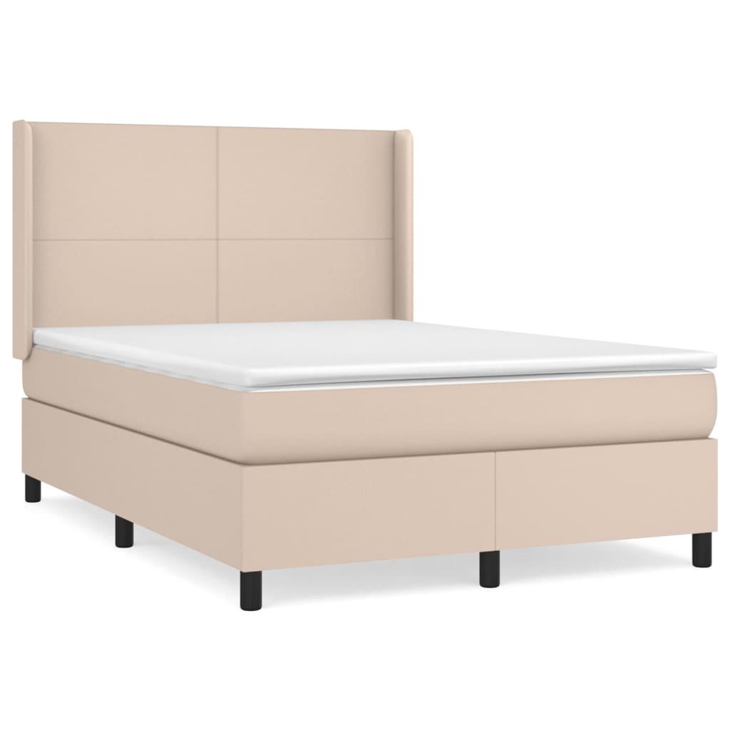 Sommier à lattes de lit avec matelas Cappuccino 140x190 cm - XIOS