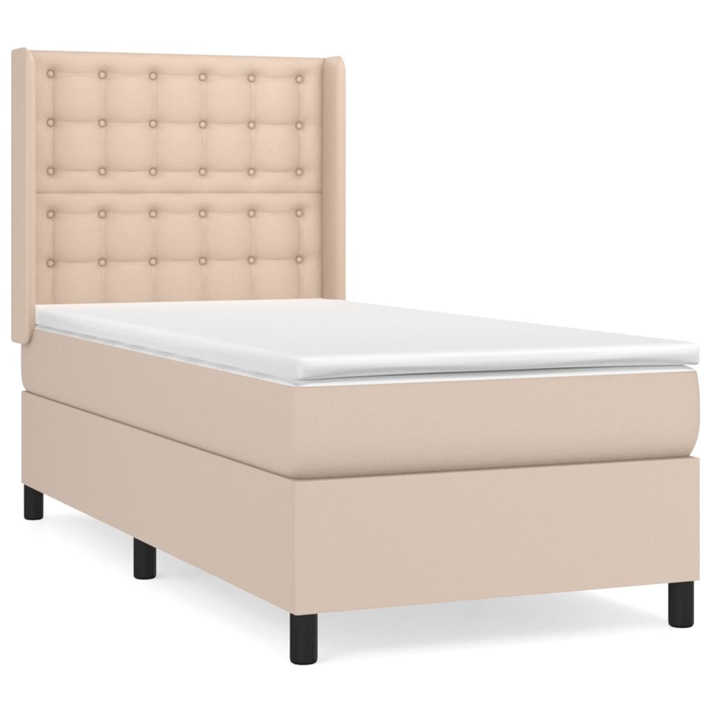 Sommier à lattes de lit avec matelas Cappuccino 80x200 cm - XIOS