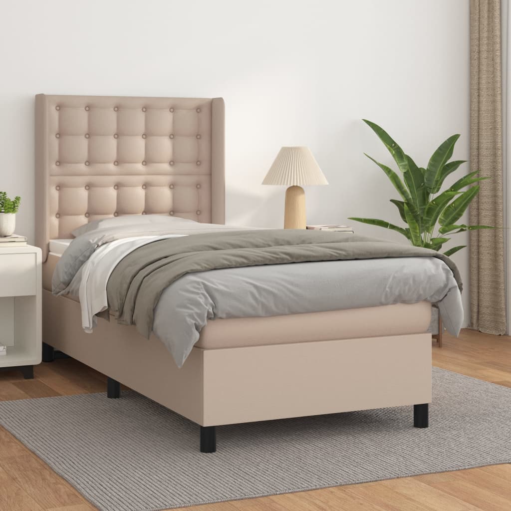 Sommier à lattes de lit avec matelas Cappuccino 80x200 cm - XIOS