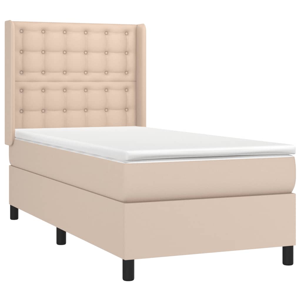 Sommier à lattes de lit matelas LED Cappuccino 100x200 cm - XIOS