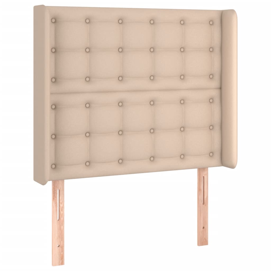 Sommier à lattes de lit matelas LED Cappuccino 100x200 cm - XIOS