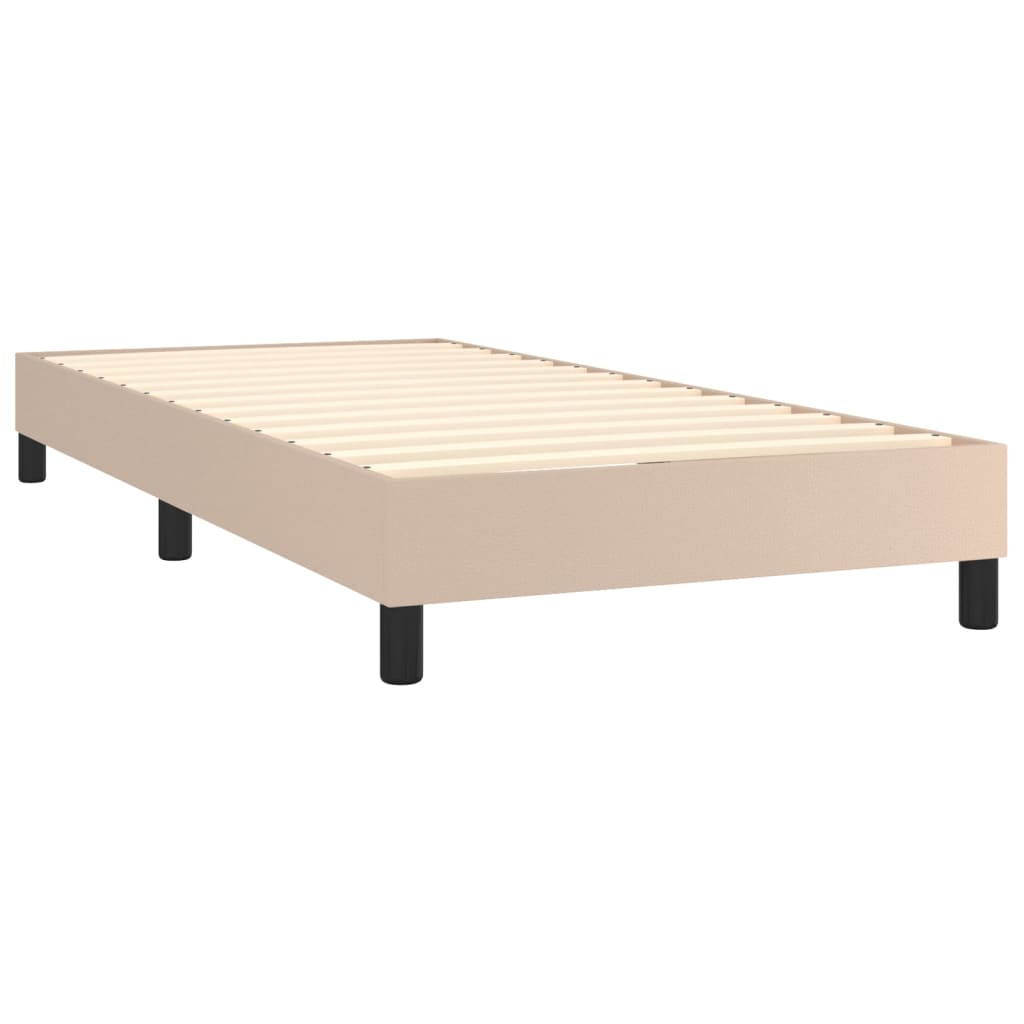 Sommier à lattes de lit matelas LED Cappuccino 100x200 cm - XIOS