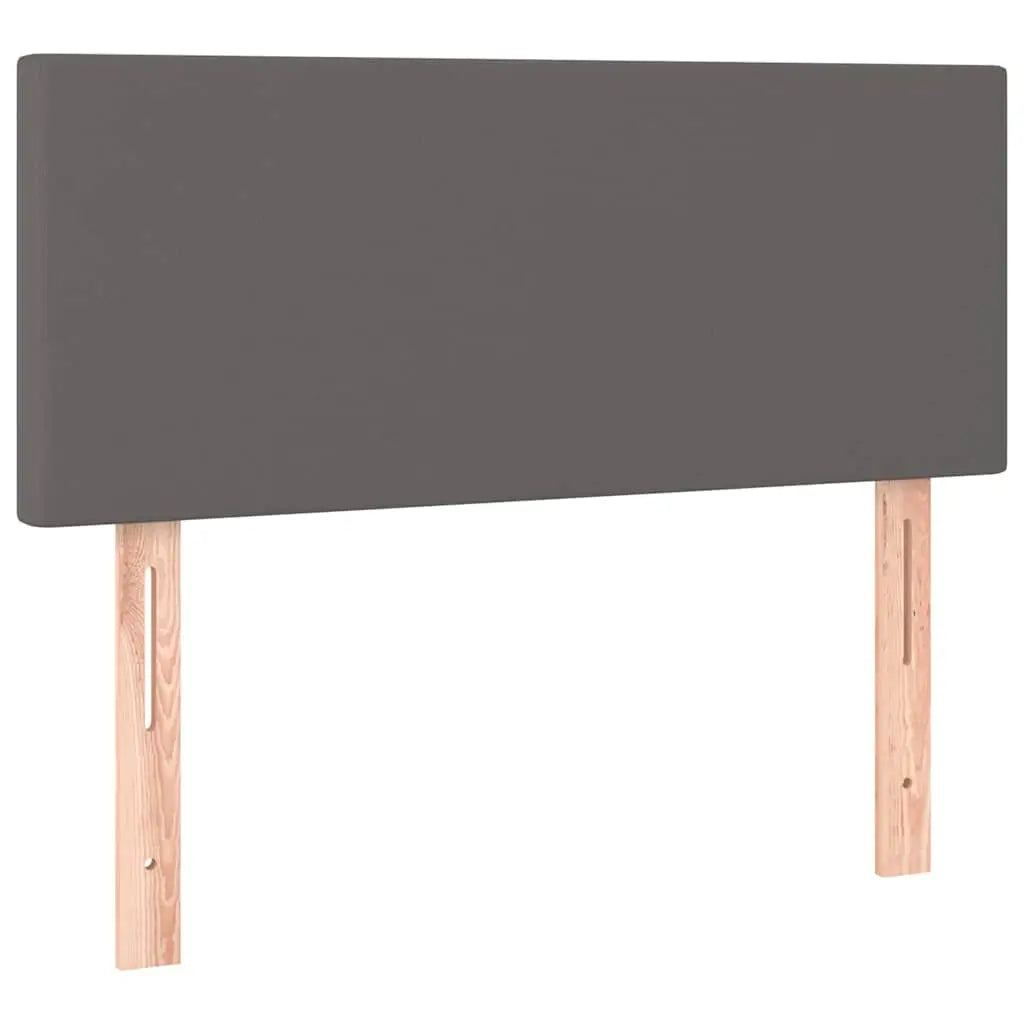 Sommier à lattes de lit avec matelas et LED Gris 120x200 cm - XIOS
