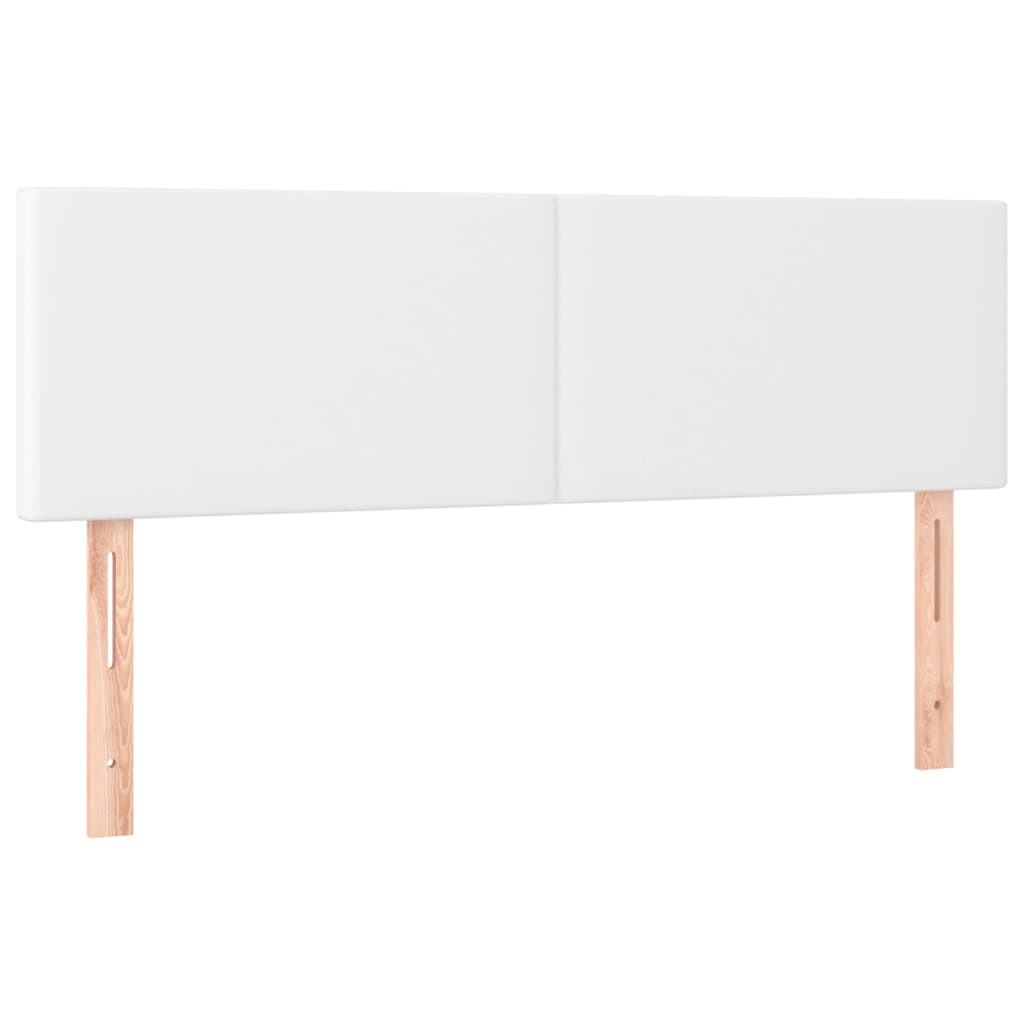 Sommier à lattes de lit avec matelas et LED Blanc 140x190 cm - XIOS