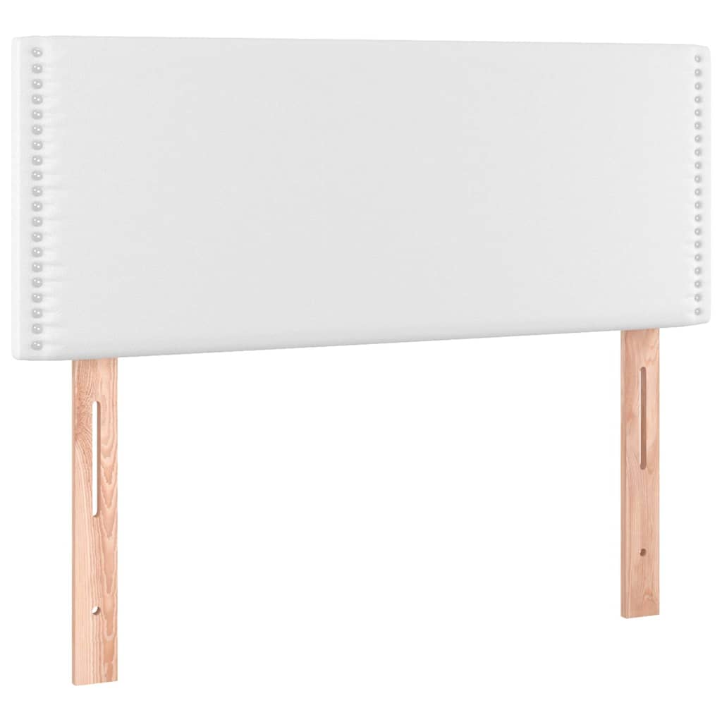 Sommier à lattes de lit avec matelas et LED Blanc 120x200 cm