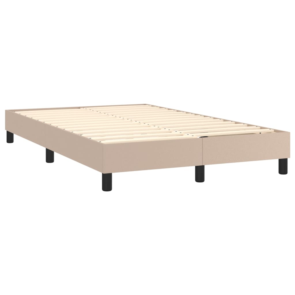 Sommier à lattes de lit avec matelas LED Cappuccino 120x200 cm - XIOS