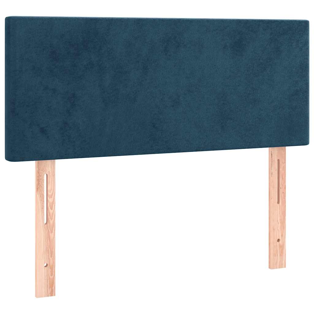 Sommier à lattes de lit avec matelas LED Bleu foncé 120x200 cm - XIOS