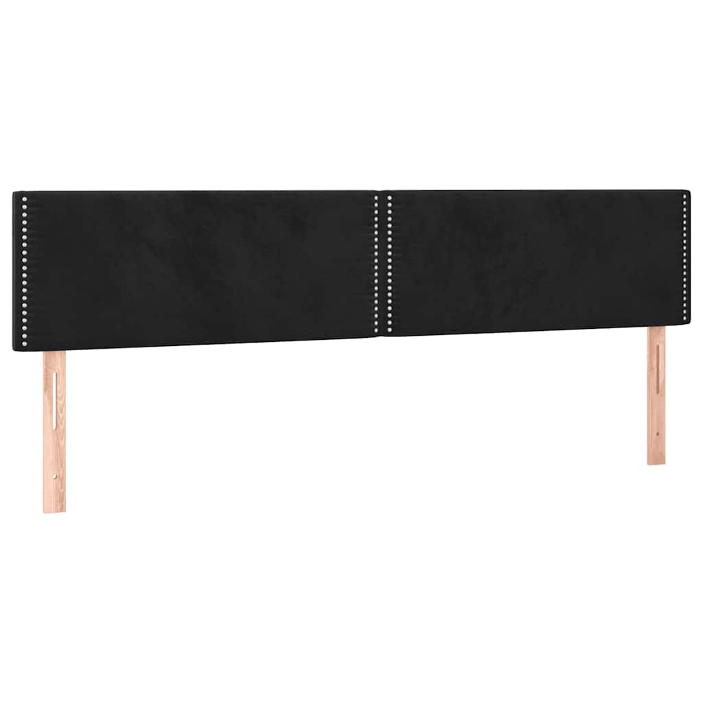 Sommier à lattes de lit avec matelas LED Noir 160x200 cm - XIOS