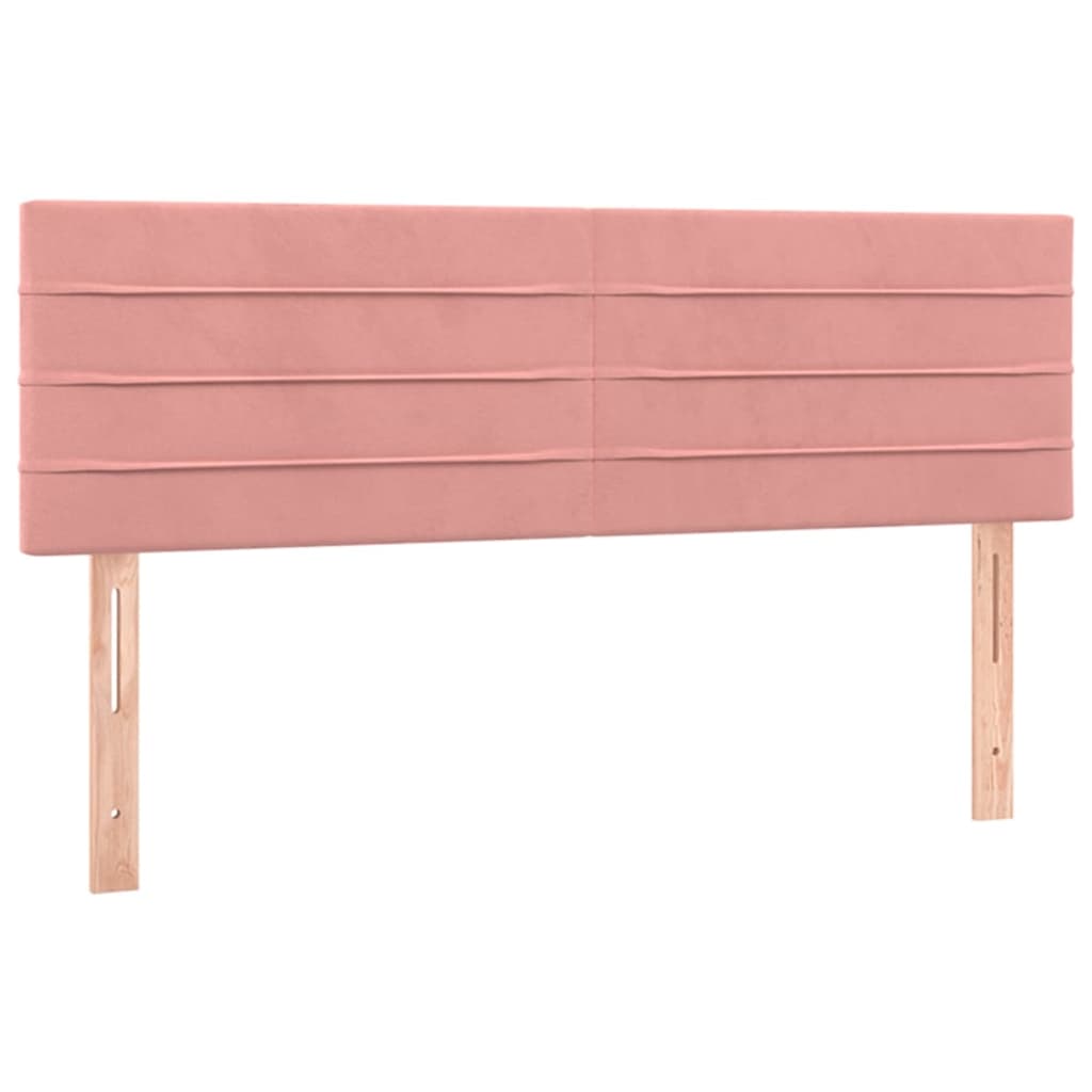 Sommier à lattes de lit avec matelas et LED Rose 140x200 cm - XIOS