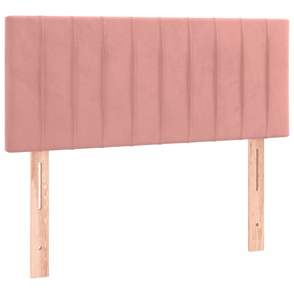 Sommier à lattes de lit avec matelas et LED Rose 80x200 cm - XIOS