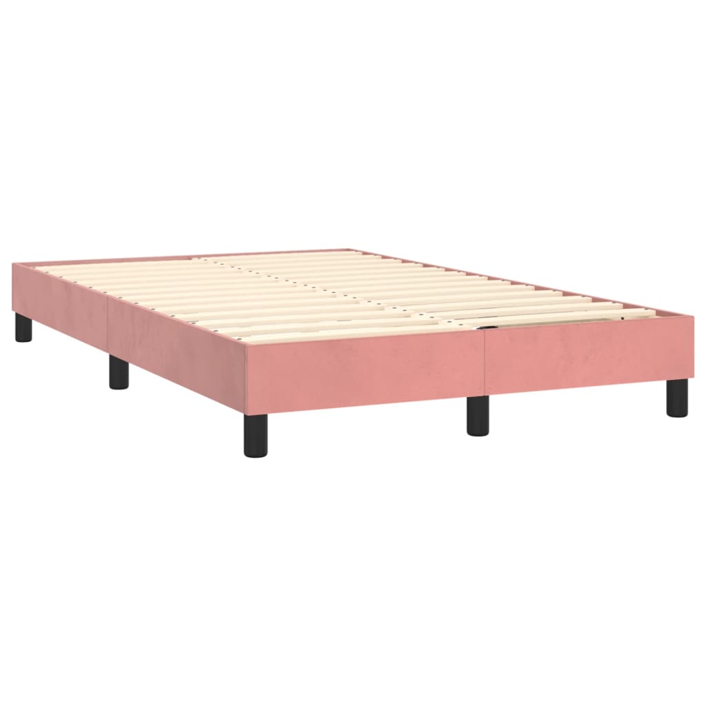 Sommier à lattes de lit avec matelas et LED Rose 120x200cm - XIOS