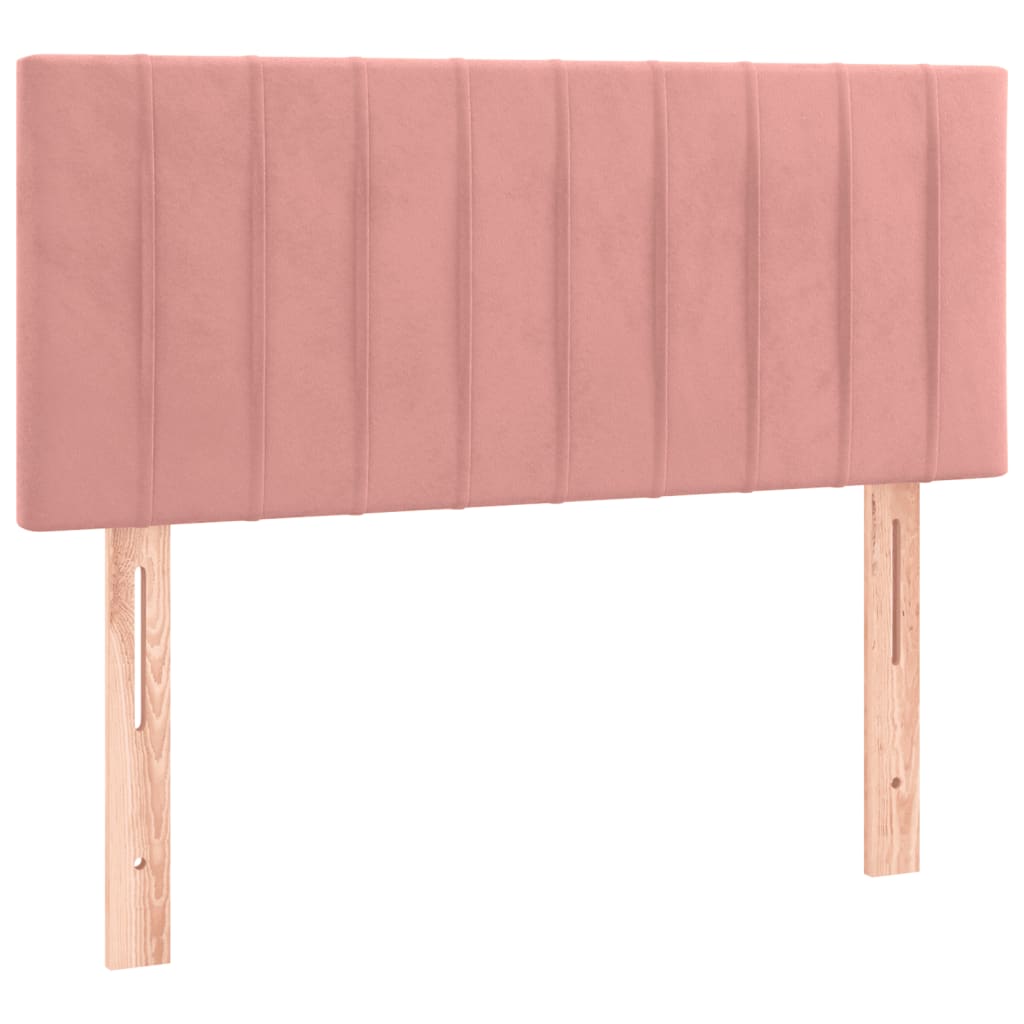 Sommier à lattes de lit avec matelas et LED Rose 120x200cm - XIOS
