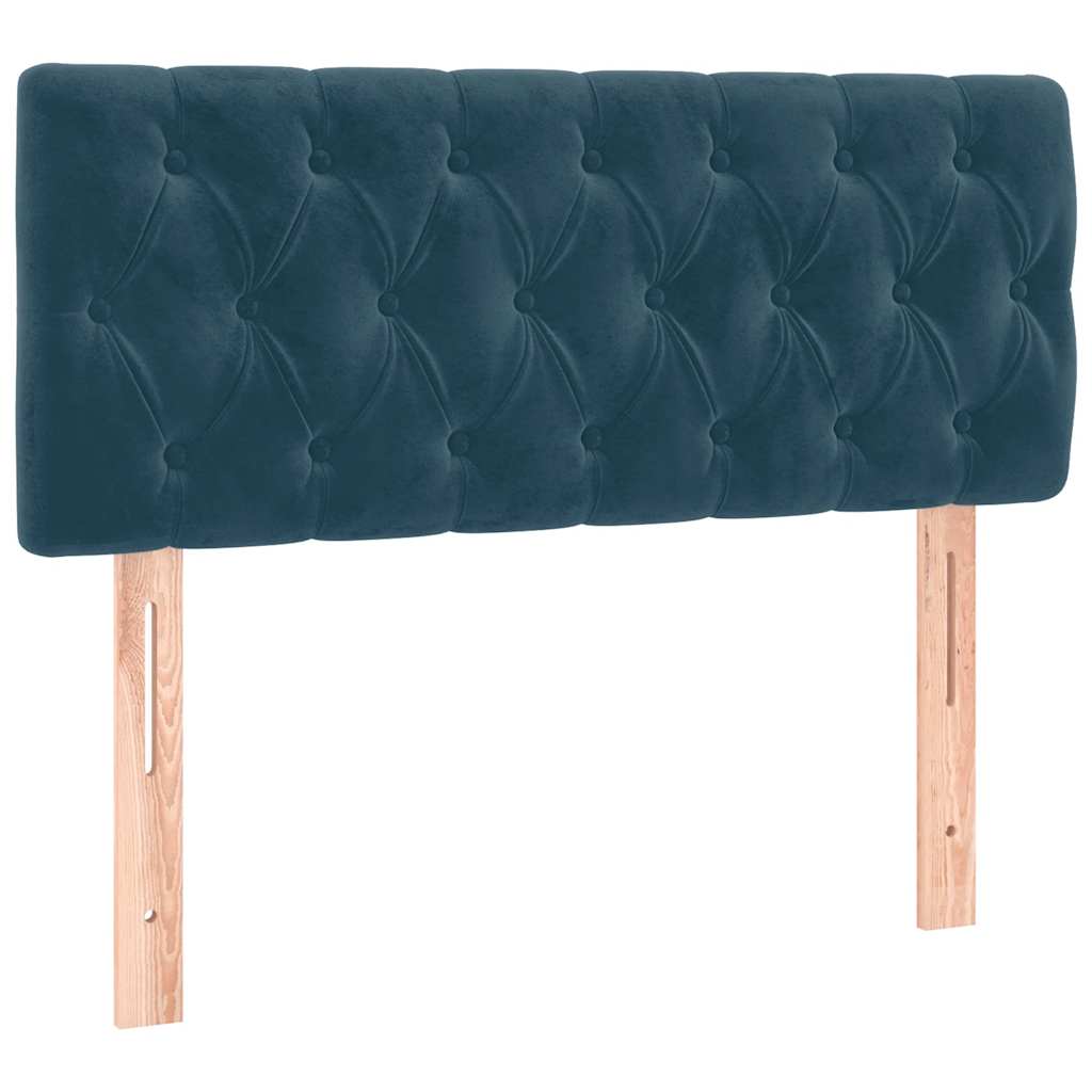 Sommier à lattes de lit avec matelas LED Bleu foncé 120x200 cm - XIOS