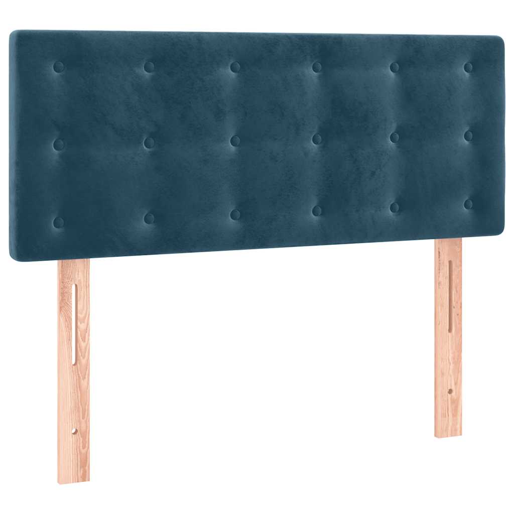 Sommier à lattes de lit avec matelas LED Bleu foncé 120x200 cm - XIOS