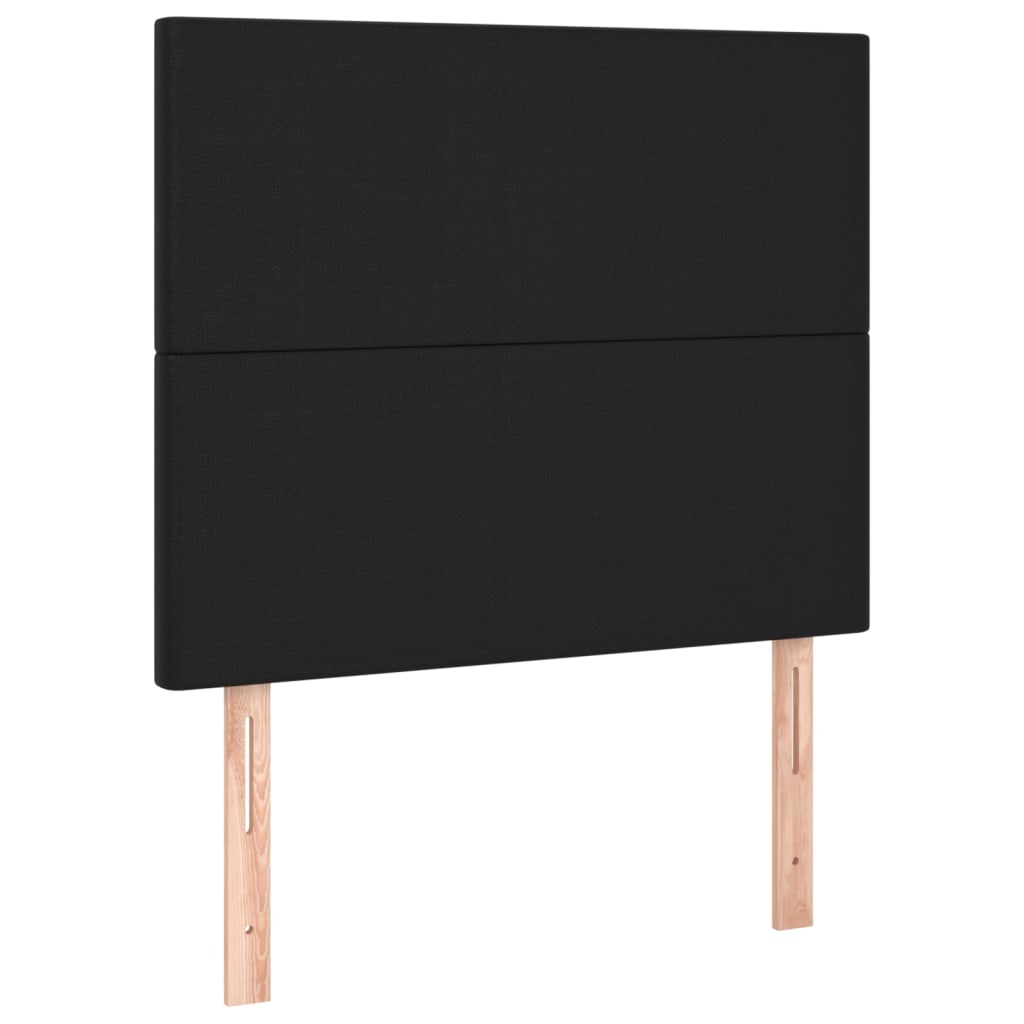 Sommier à lattes de lit avec matelas et LED Noir 120x200 cm - XIOS