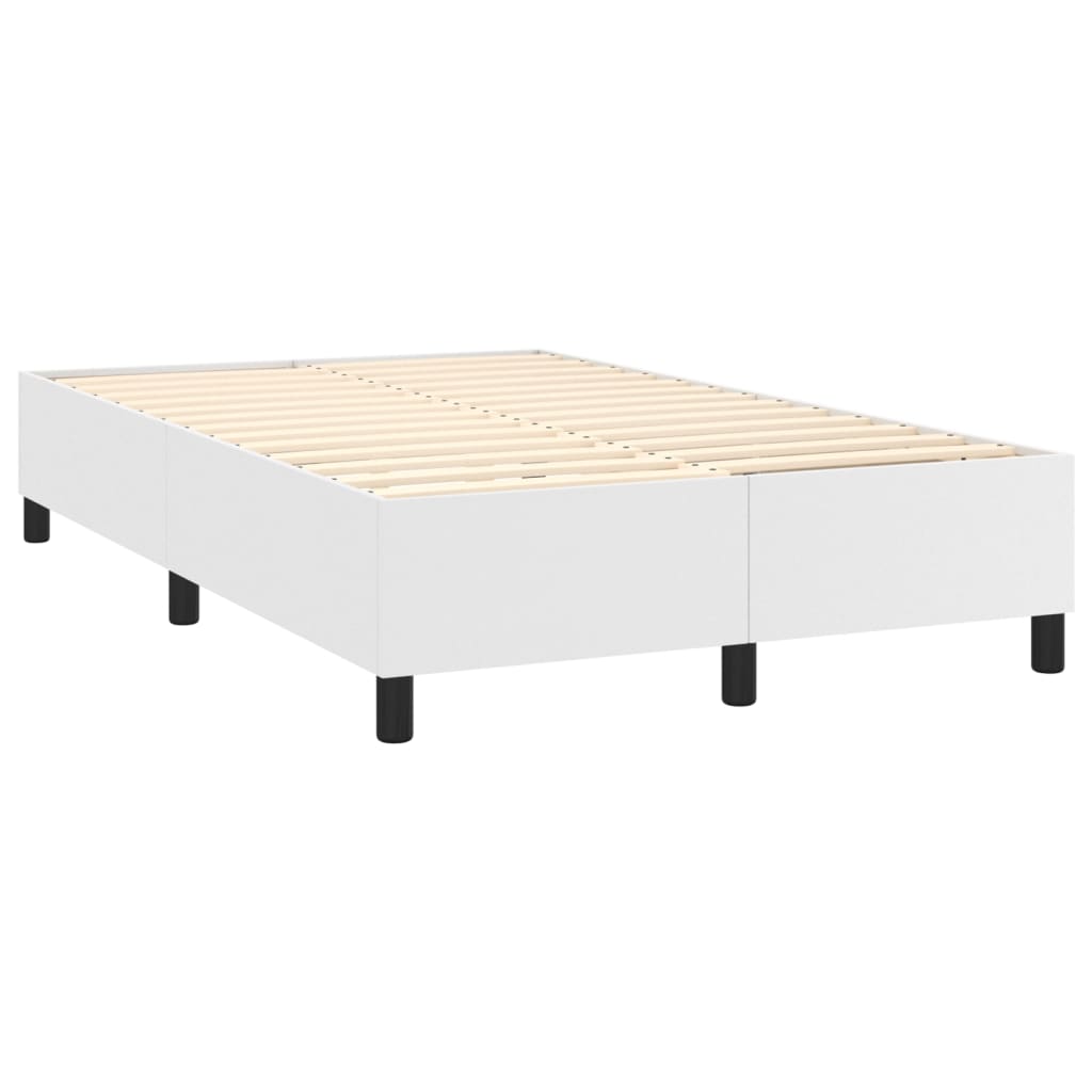 Sommier à lattes de lit avec matelas et LED Blanc 120x200 cm - XIOS