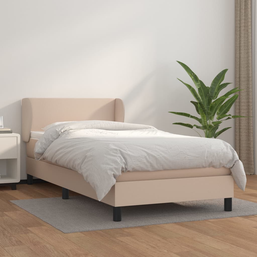 Sommier à lattes de lit avec matelas Cappuccino 90x200 cm - XIOS