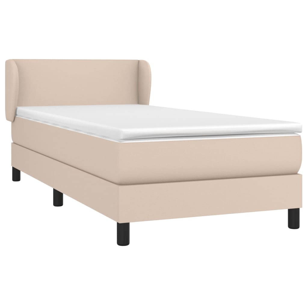 Sommier à lattes de lit avec matelas Cappuccino 100x200 cm - XIOS