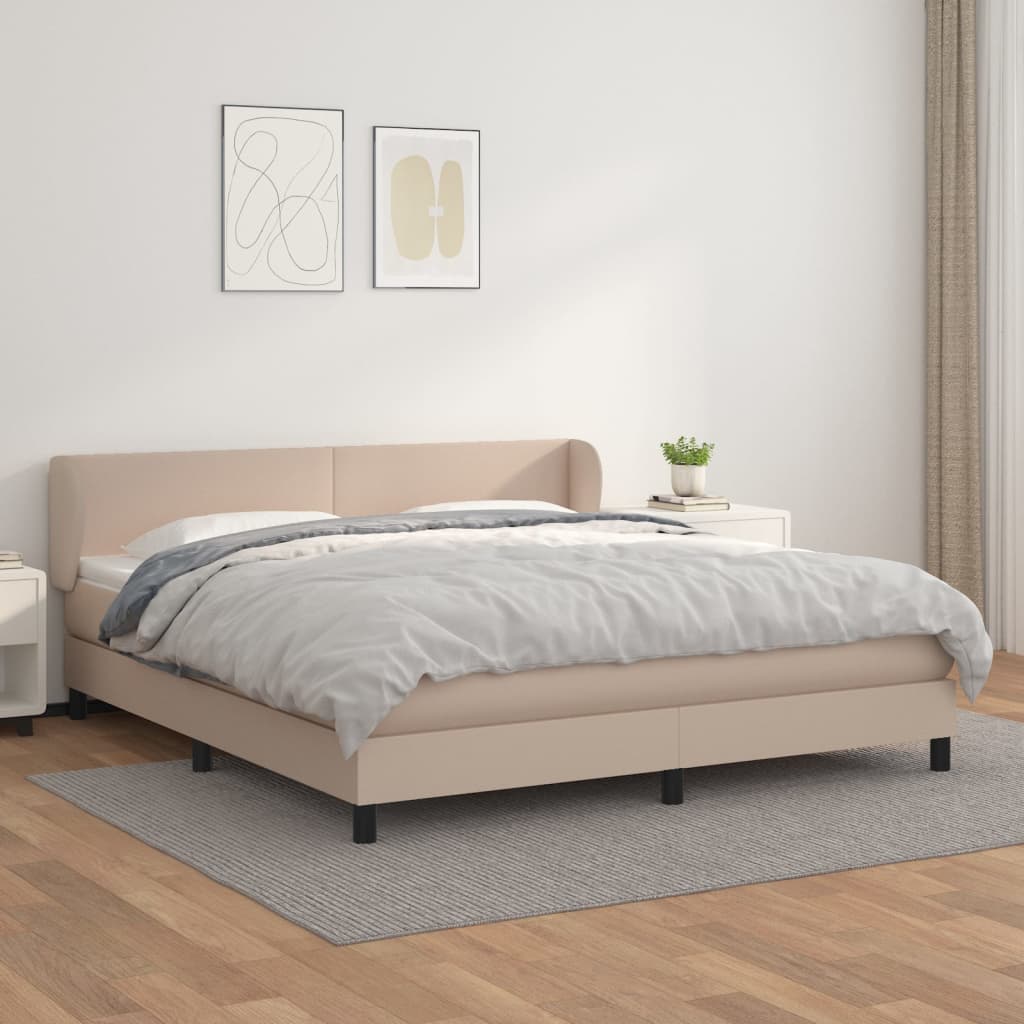 Sommier à lattes de lit avec matelas Cappuccino 180x200 cm - XIOS