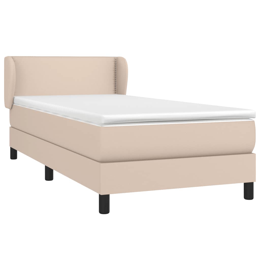 Sommier à lattes de lit avec matelas Cappuccino 80x200 cm - XIOS