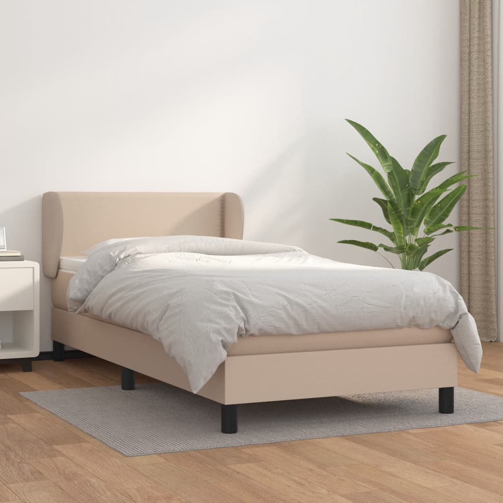 Sommier à lattes de lit avec matelas Cappuccino 80x200 cm - XIOS