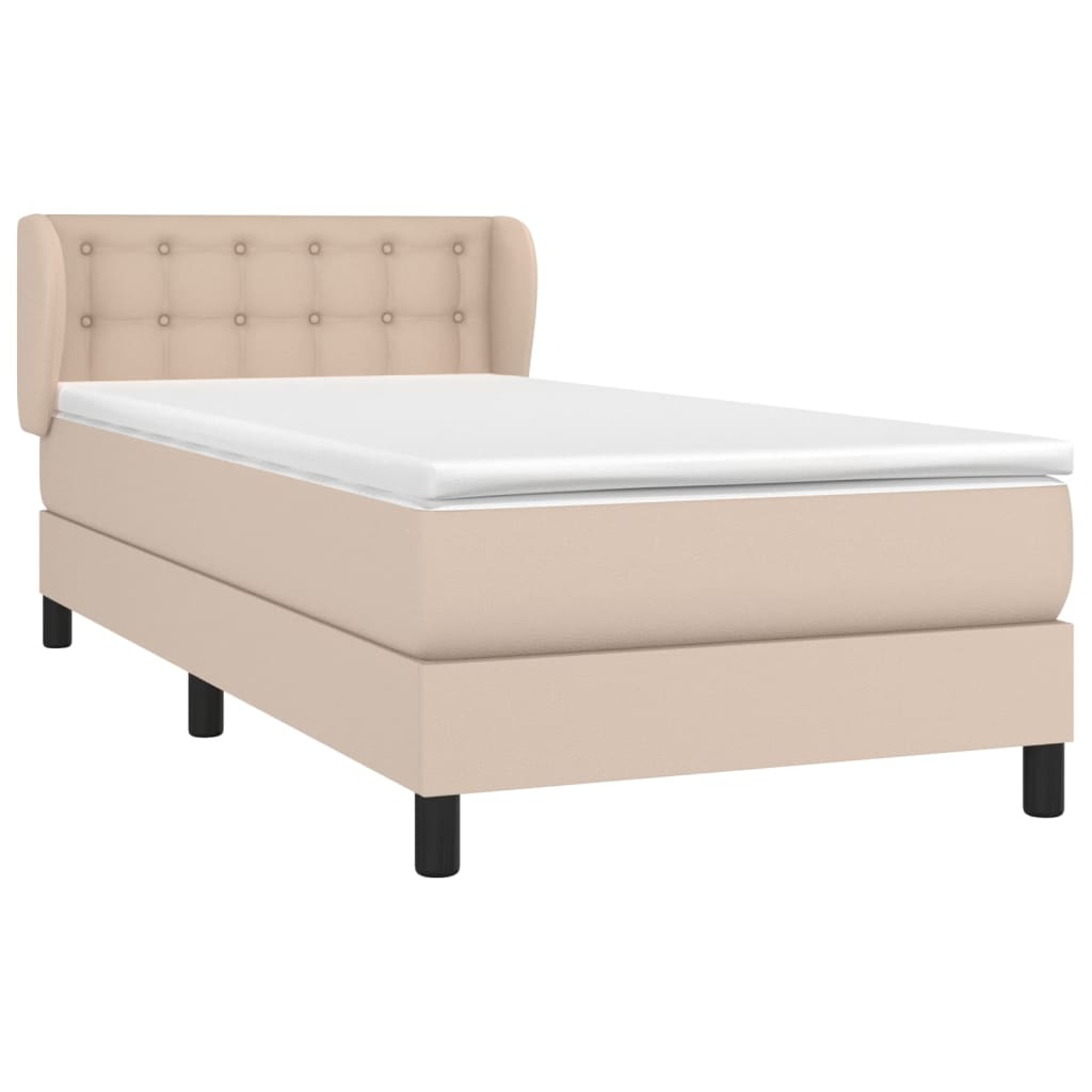 Sommier à lattes de lit avec matelas Cappuccino 100x200 cm - XIOS
