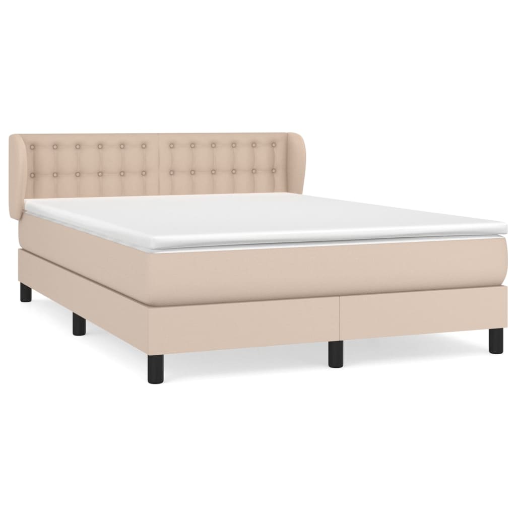 Sommier à lattes de lit avec matelas Cappuccino 140x190 cm - XIOS