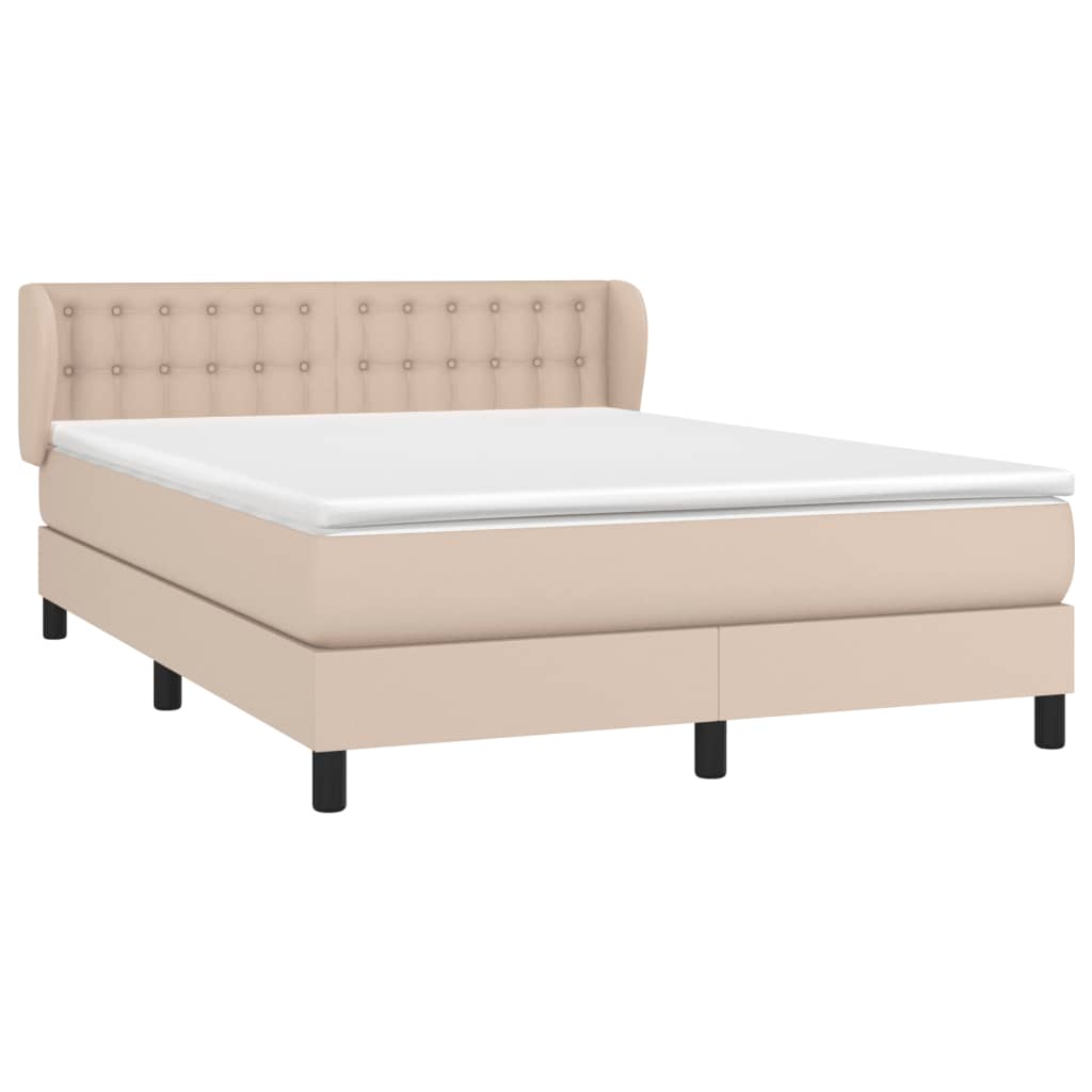 Sommier à lattes de lit avec matelas Cappuccino 140x200 cm - XIOS