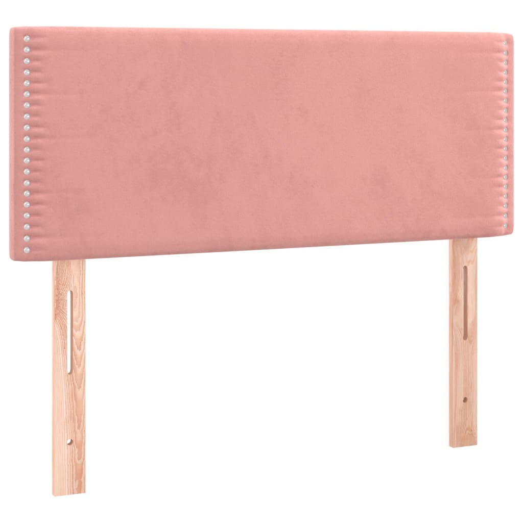 Sommier à lattes de lit avec matelas Rose 100x200 cm Velours - XIOS