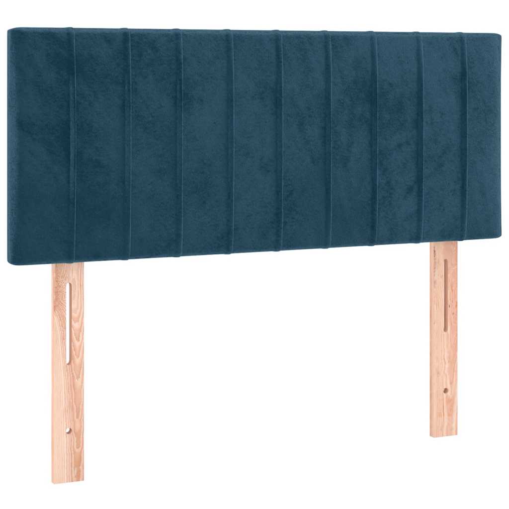 Sommier à lattes de lit avec matelas Bleu foncé 90x190 cm - XIOS