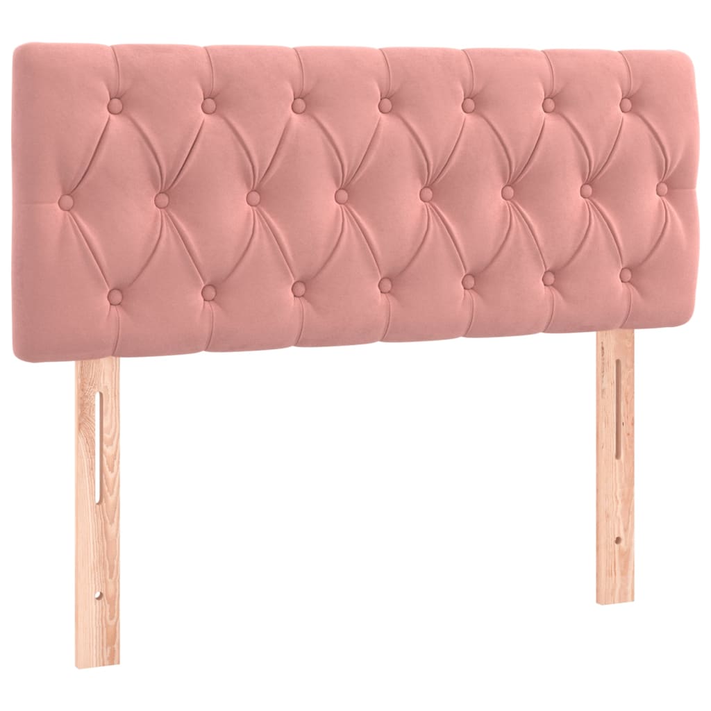 Sommier à lattes de lit avec matelas Rose 90x200 cm Velours - XIOS