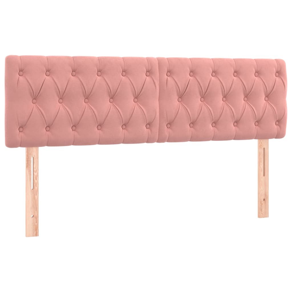 Sommier à lattes de lit avec matelas Rose 140x200 cm Velours - XIOS