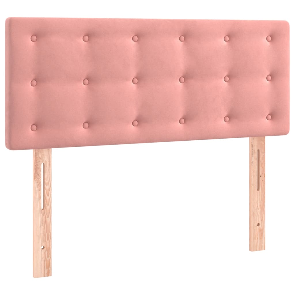 Sommier à lattes de lit et matelas Rose 80x200 cm Velours - XIOS